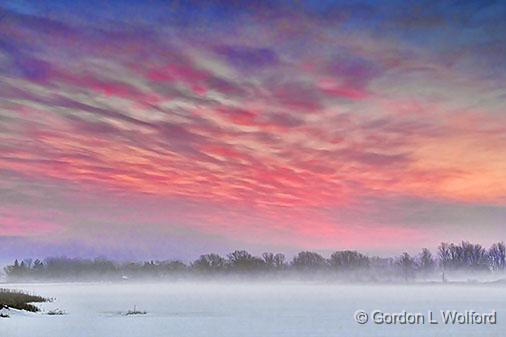 Foggy Rideau Canal Sunrise_33817.jpg - Photographed along the Rideau Canal Waterway near Smiths Falls, Ontario, Canada.